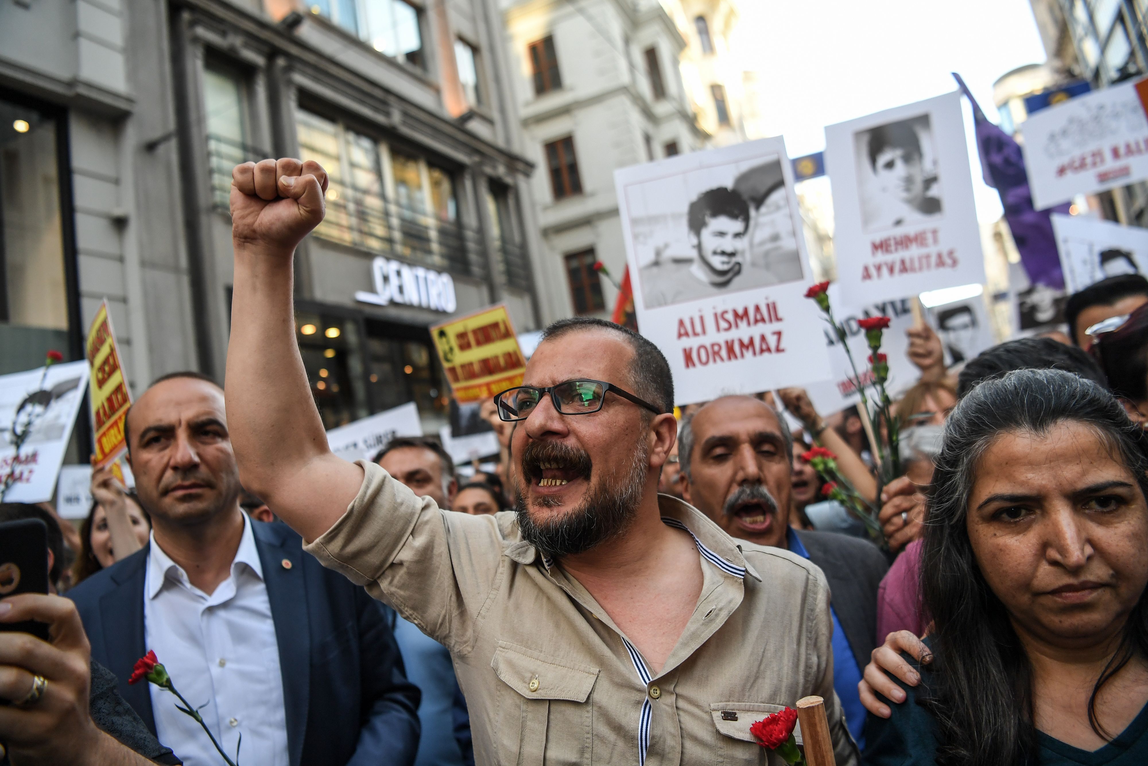 جانب من الاحتجاجات فى تركيا