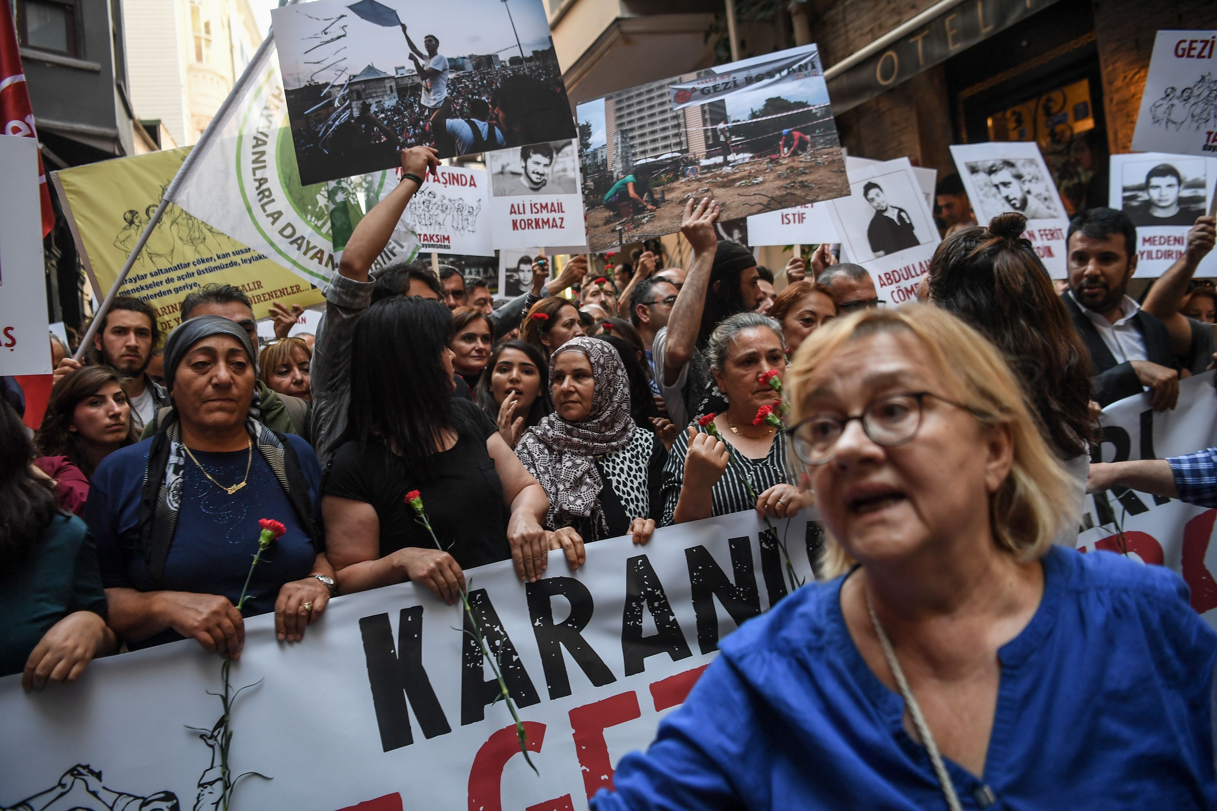 مظاهرات ضد أردوغان