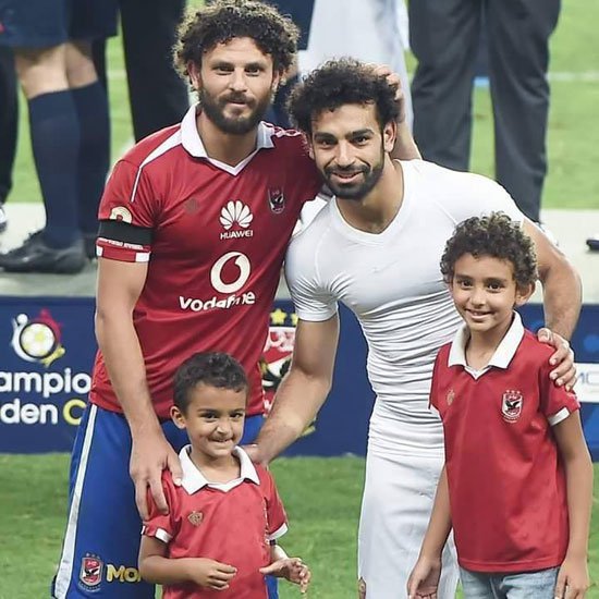 غالى وصلاح مع ابناء الكابيتانو سليم ومحمود غالى وصلاح مع ابناء الكابيتانو سليم ومحمود