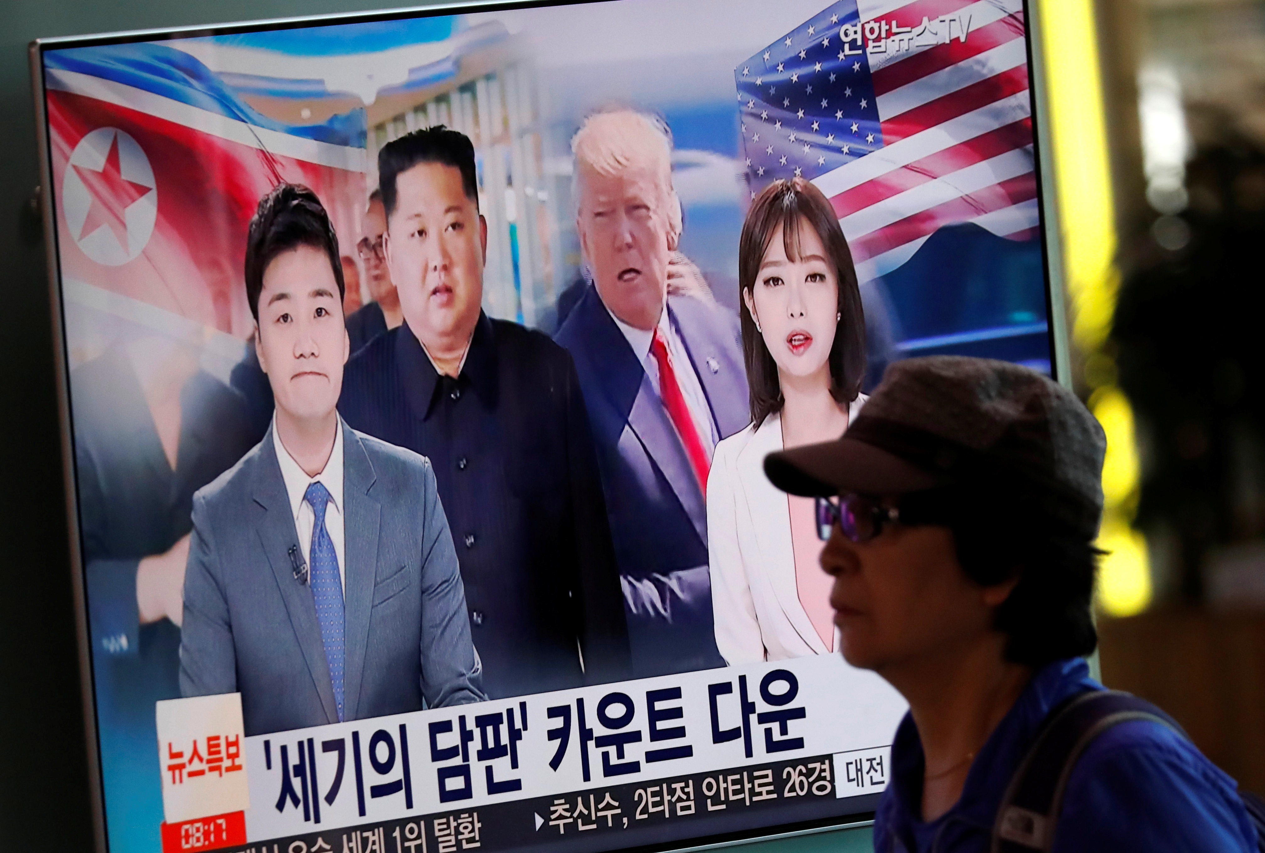 صور ترامب وزعيم كوريا الشمالية تهيمن على الشوارع فى بيونج يانج