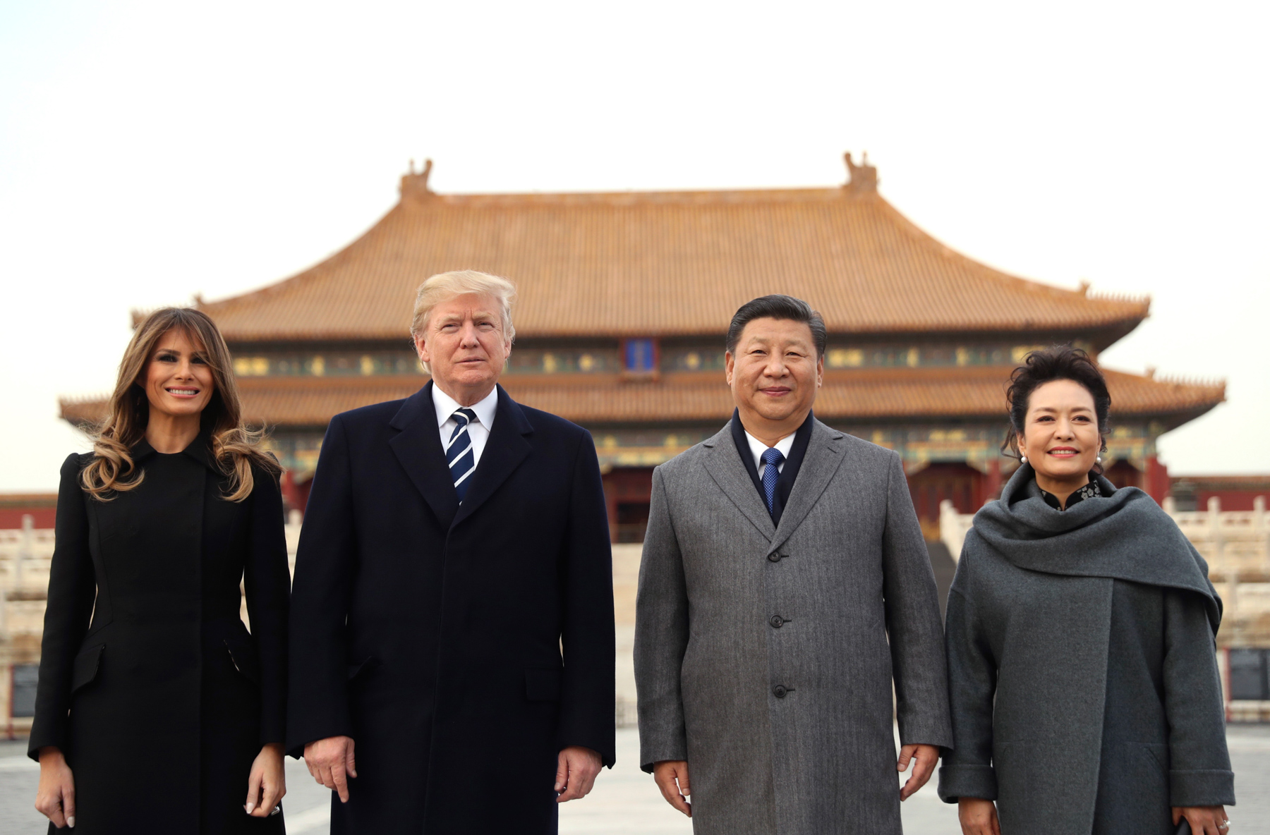 ترامب أثناء زيارته للصين