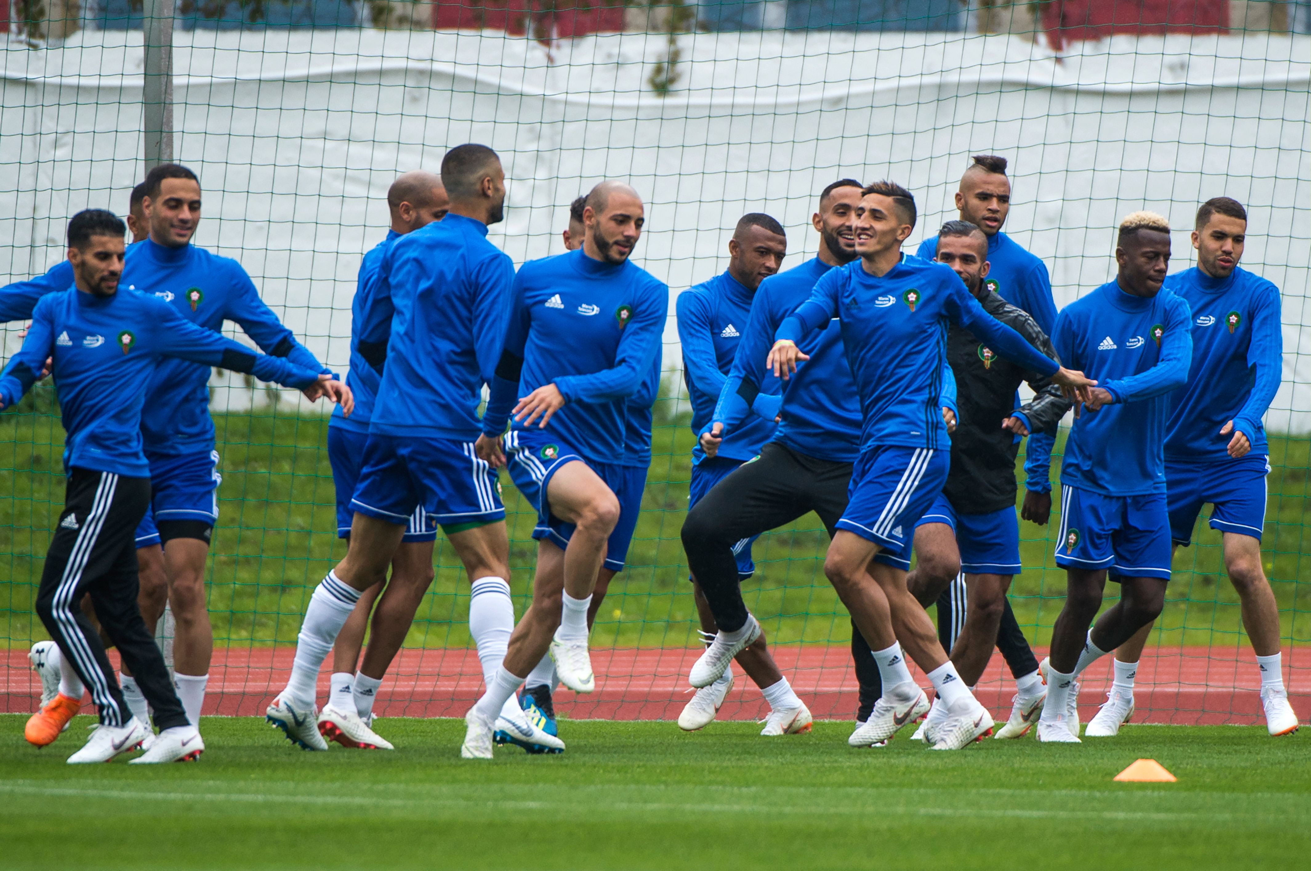 تدريبات منتخب المغرب تدريبات منتخب المغرب