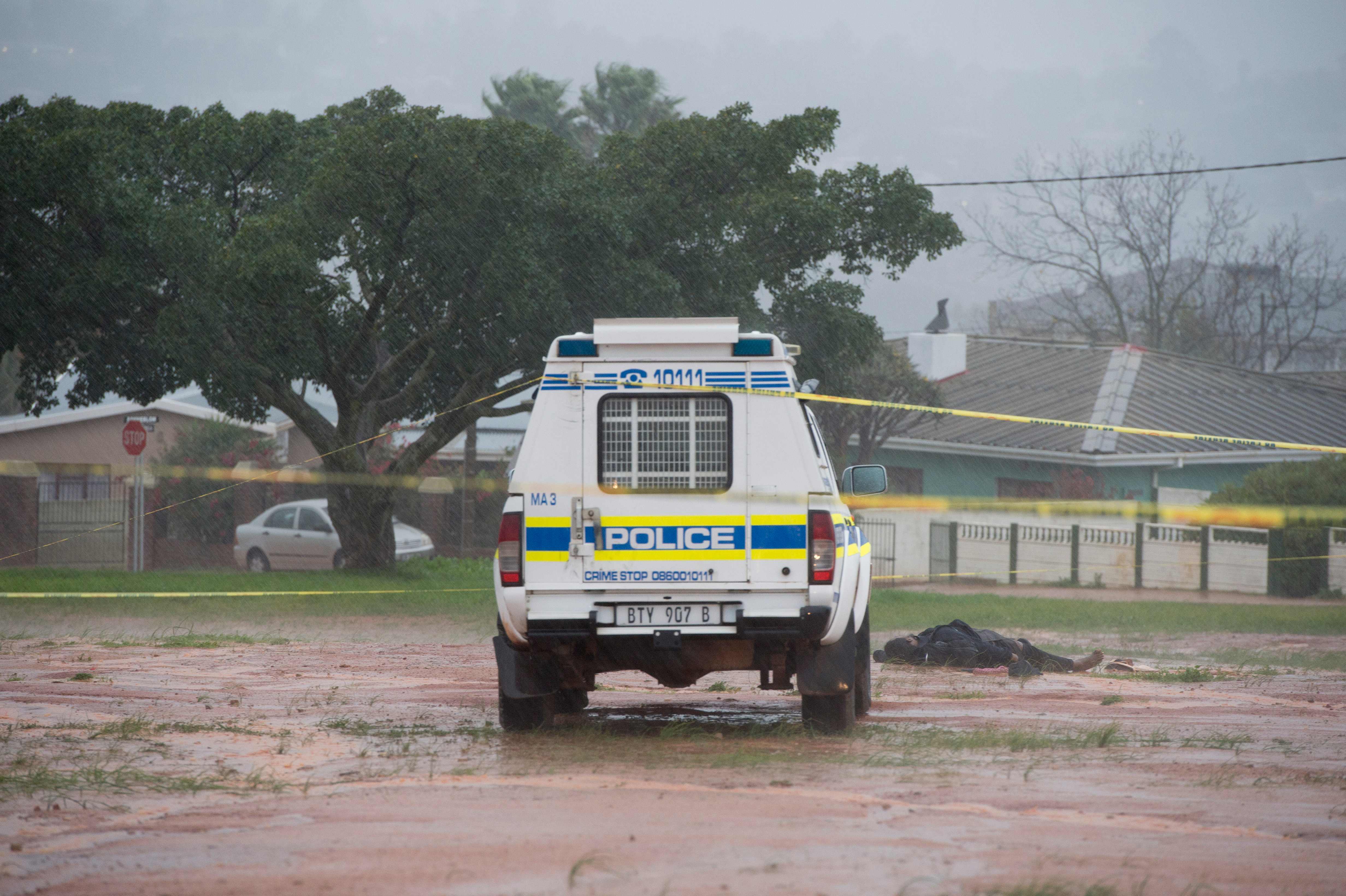	الشرطة الجنوب الإفريقية تمكنت من قتل منفذ الهجوم