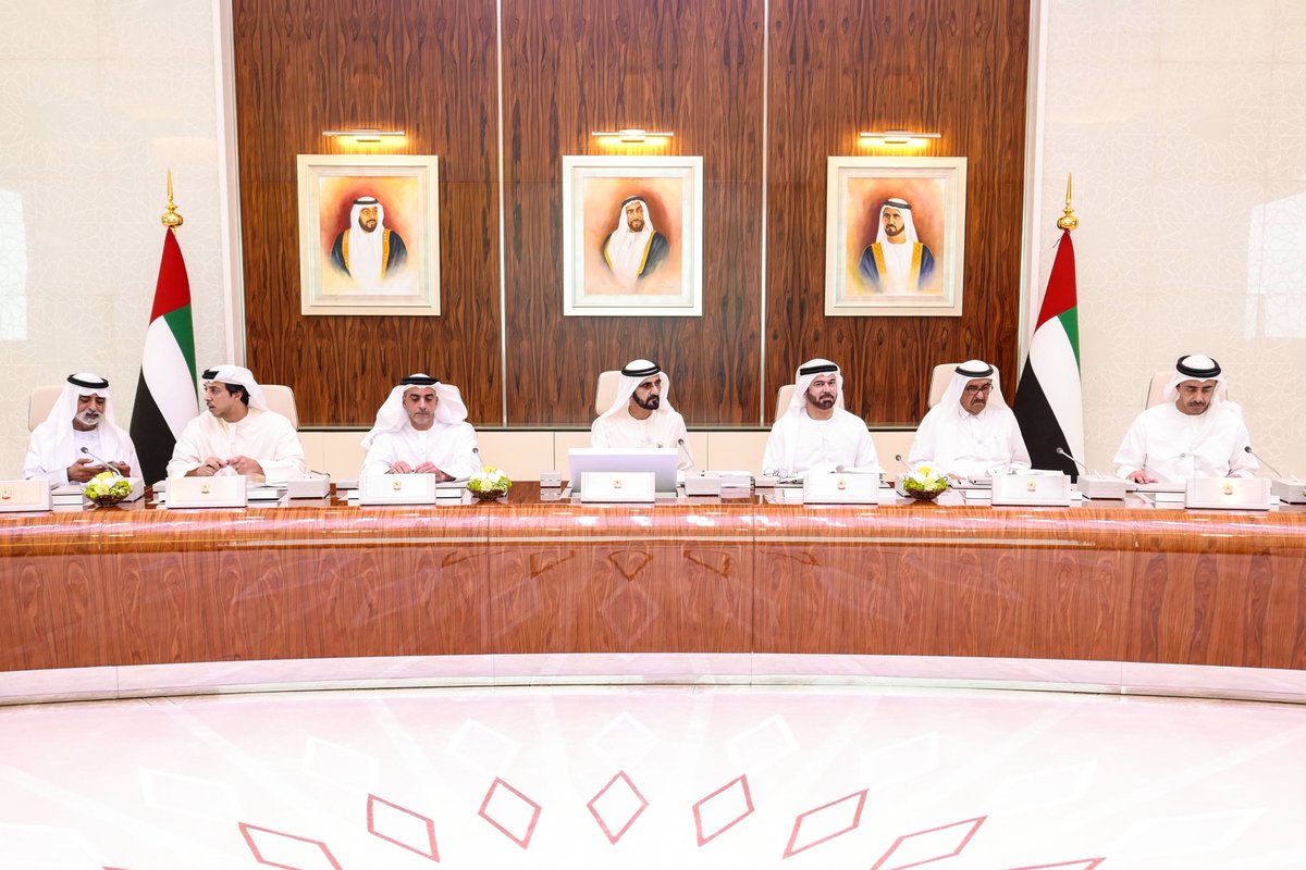 محمد بن راشد يترأس اجتماع مجلس الوزراء الإماراتى