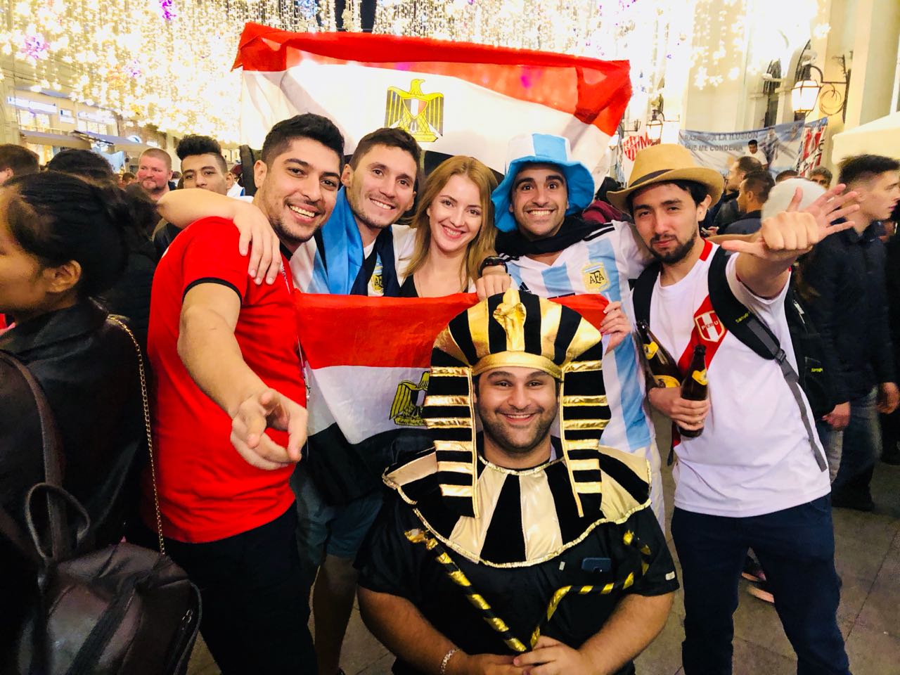 المشجعين المصريين فى موسكو  (1)
