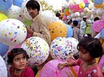 بالونات العيد فى باكستان