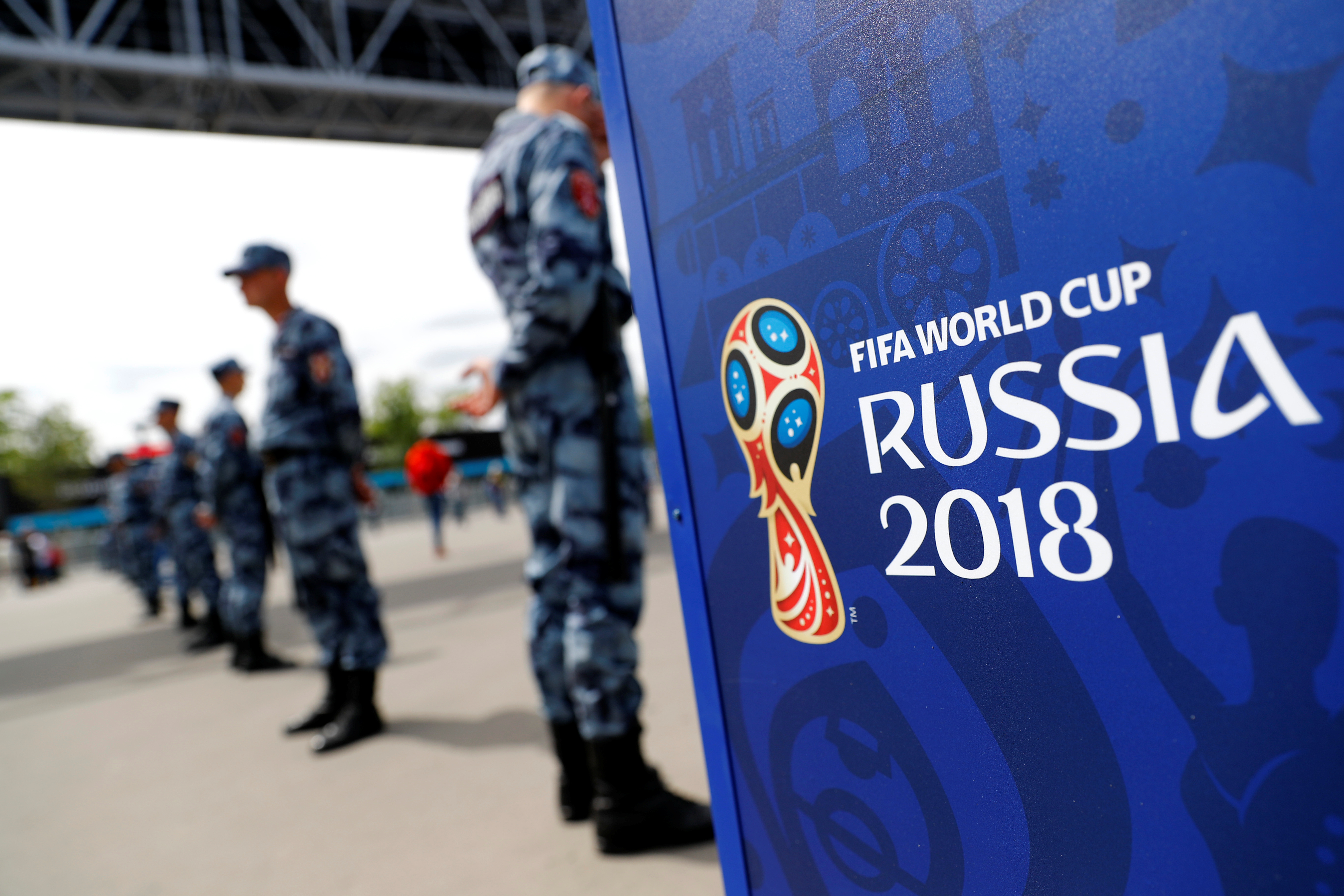 الشرطة الروسية تؤمن لقاء افتتاح كأس العالم