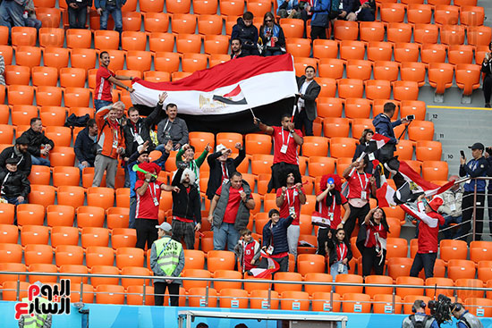 منتخب مصر يصل ملعب ياكتنبرج أرينا (18)