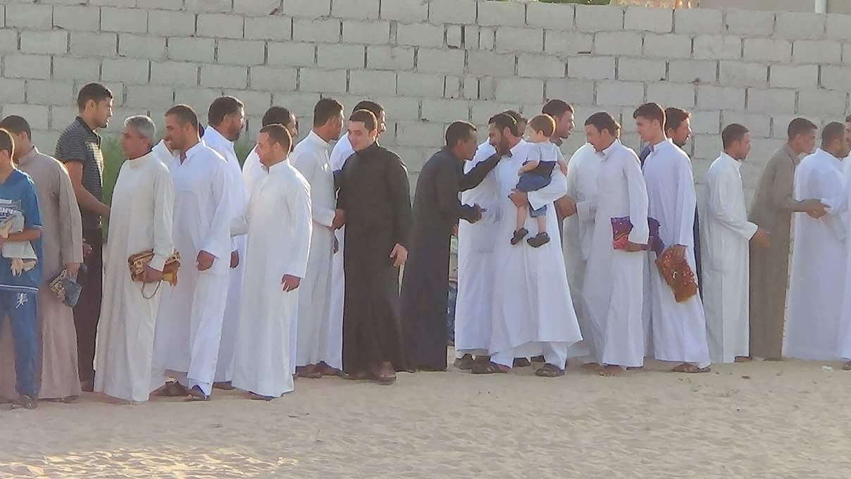 صور مواكب جماعية للاحتفال بالعيد فى بئر العبد بشمال سيناء (1)
