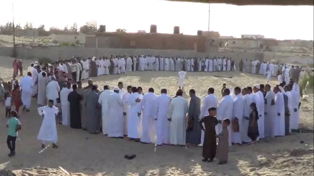 صور مواكب جماعية للاحتفال بالعيد فى بئر العبد بشمال سيناء (2)