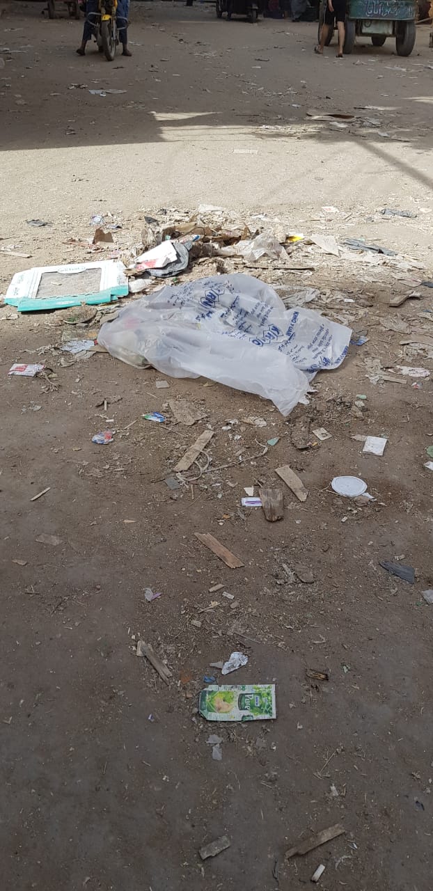 انتشار القمامة بشوارع مدينة الواسطى (1)