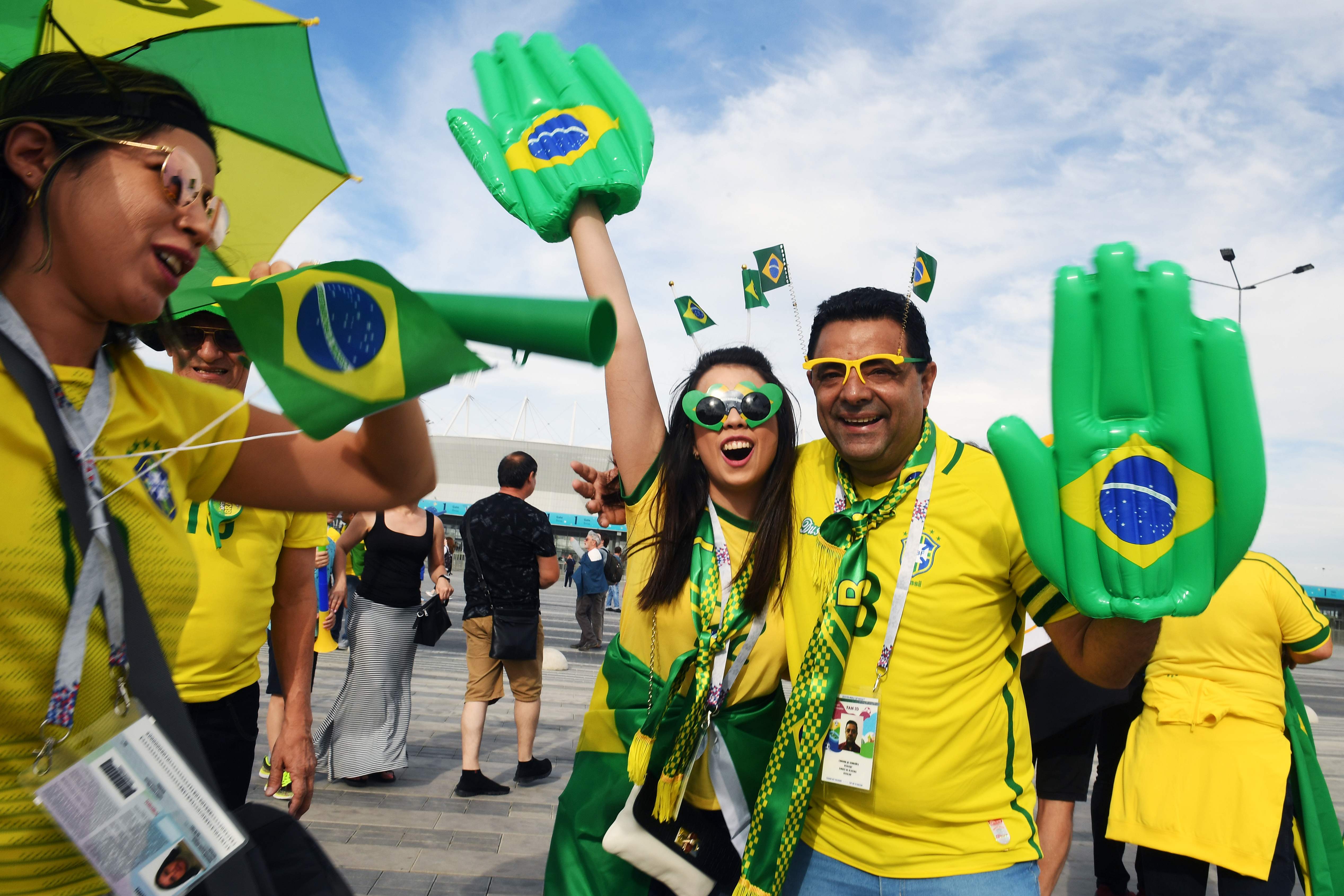 مشجعو البرازيل