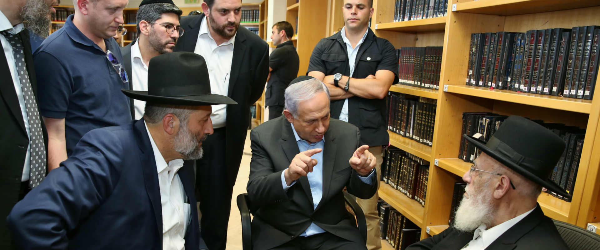 نتانياهو مع حاخامات يهود