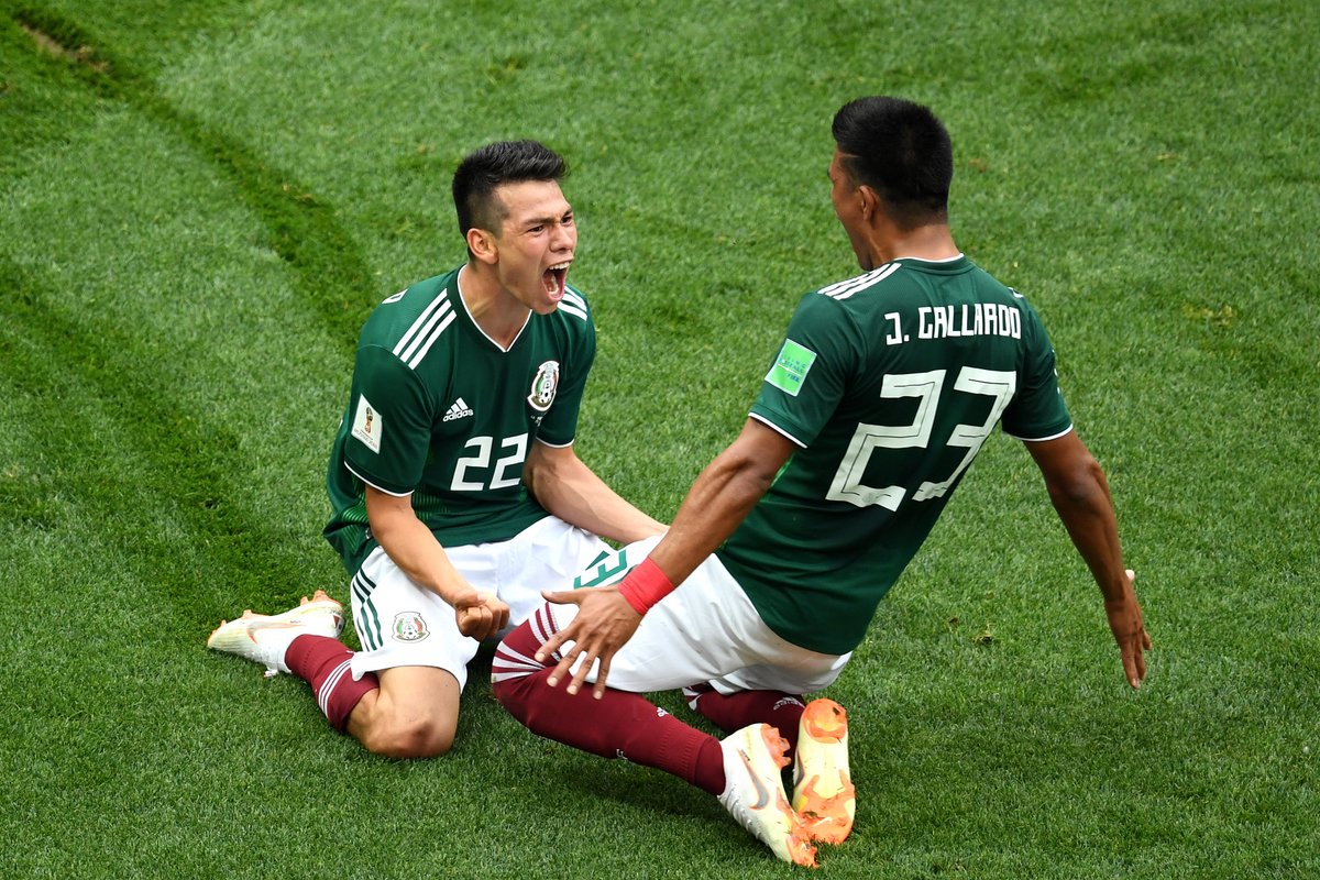 فرحة لاعبى المكسيك