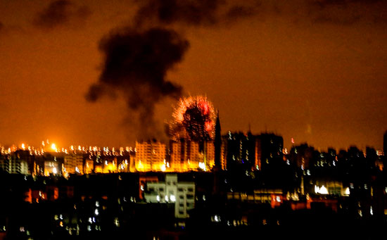 الأوضاع بقطاع غزة بعد القصف