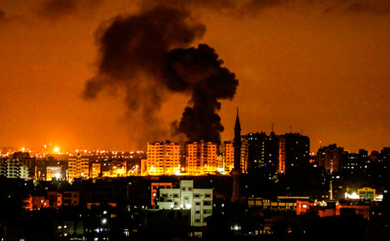 قطاع غزة بعد القصف