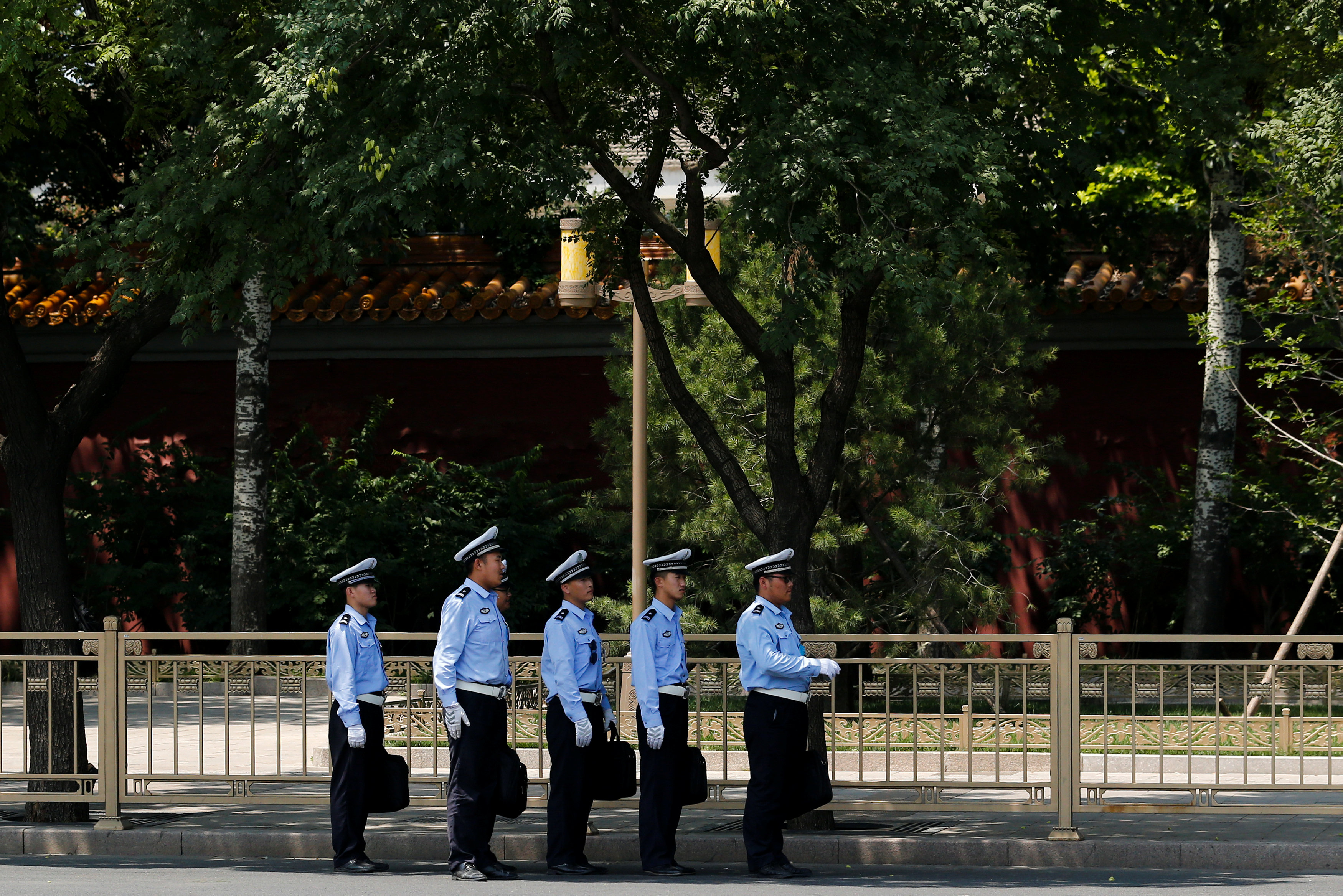 الشرطة الصينية تؤمن زيارة زعيم كوريا الشمالية