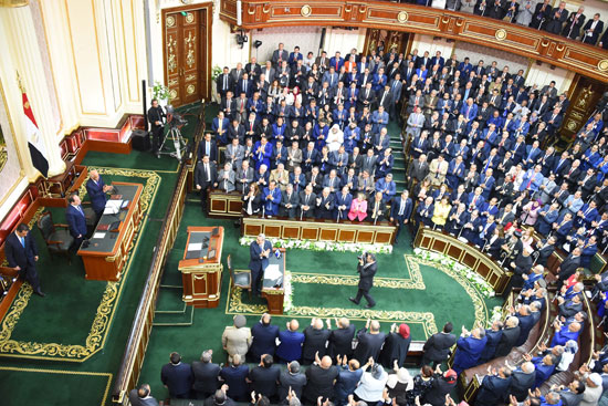 خطاب الرئيس السيسى أمام البرلمان (1)