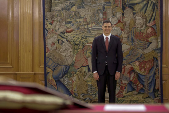 رئيس وزراء إسبانيا الجديد بيدرو سانشيز
