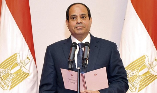 الرئيس السيسى يؤدى اليمين الدستورية عام 2014