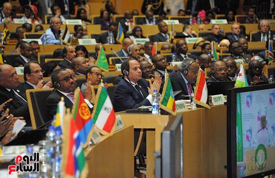 الرئيس السيسى فى اجتماعات القمة الأفريقية بأديس أبابا