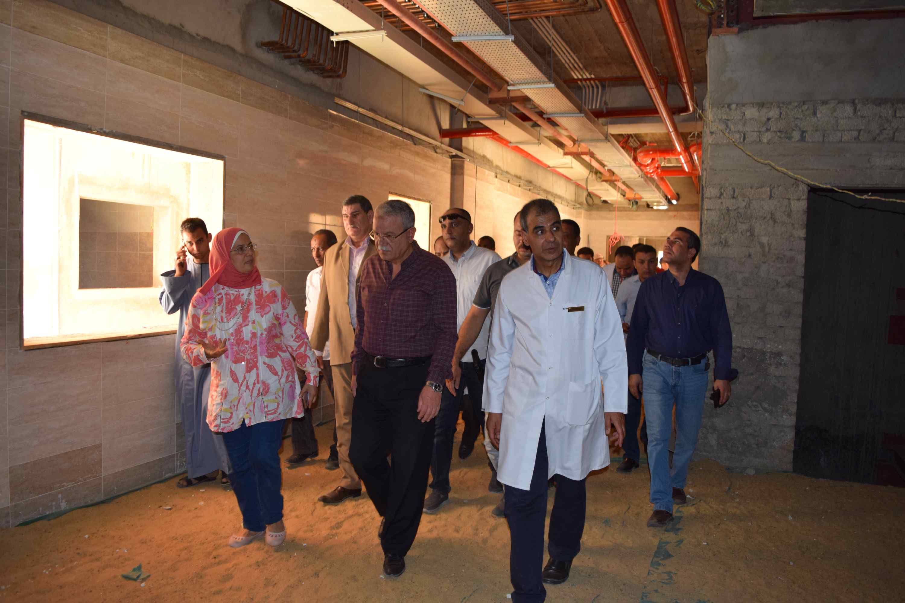 محافظ المنيا يتفقد الأعمال الإنشائية لمستشفى ديرمواس الجديدة (5)