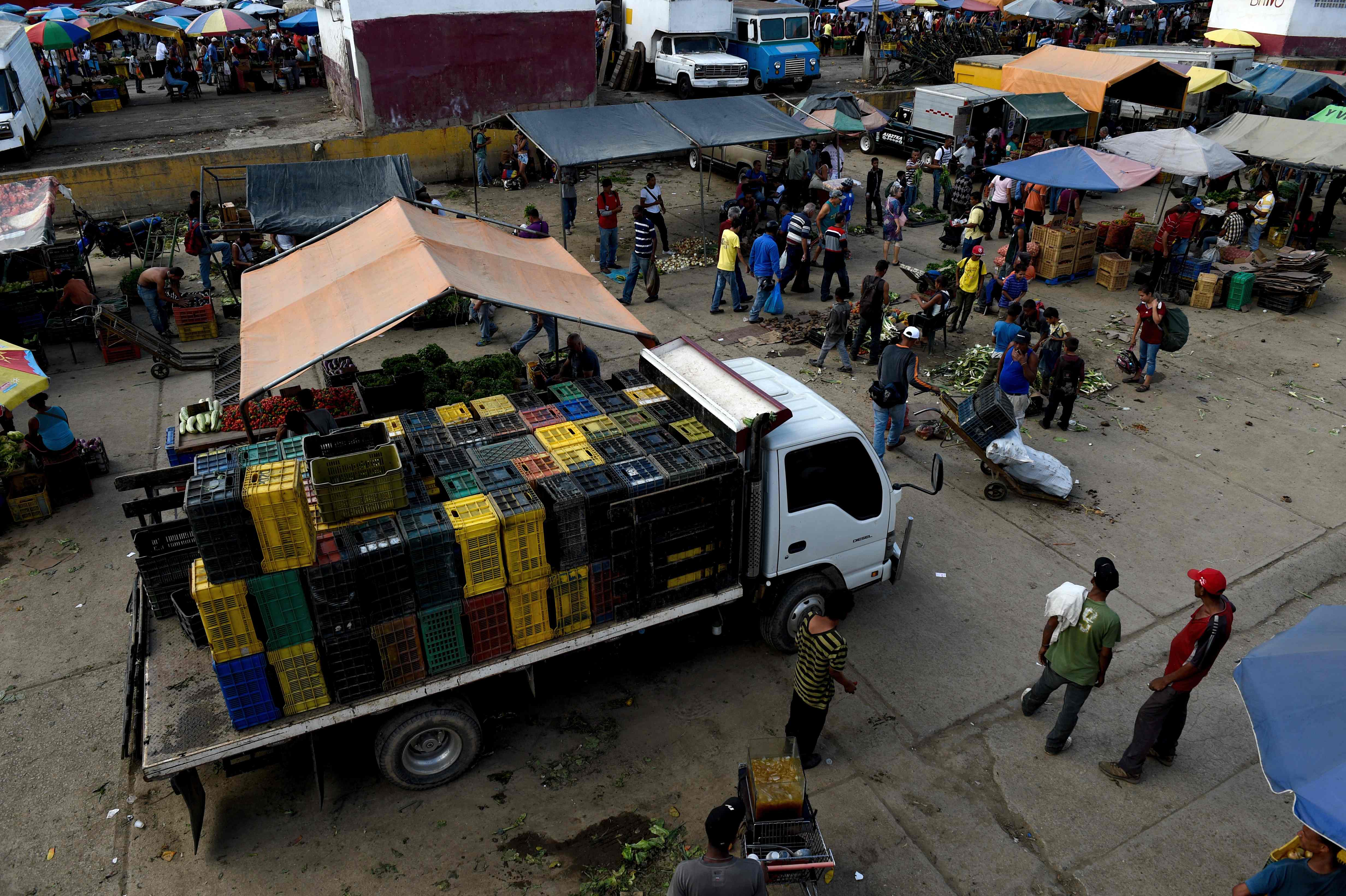 أحد الأسواق فى فنزويلا