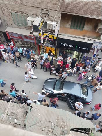 الشارع الذى شهد الحادث الشارع الذى شهد الحادث
