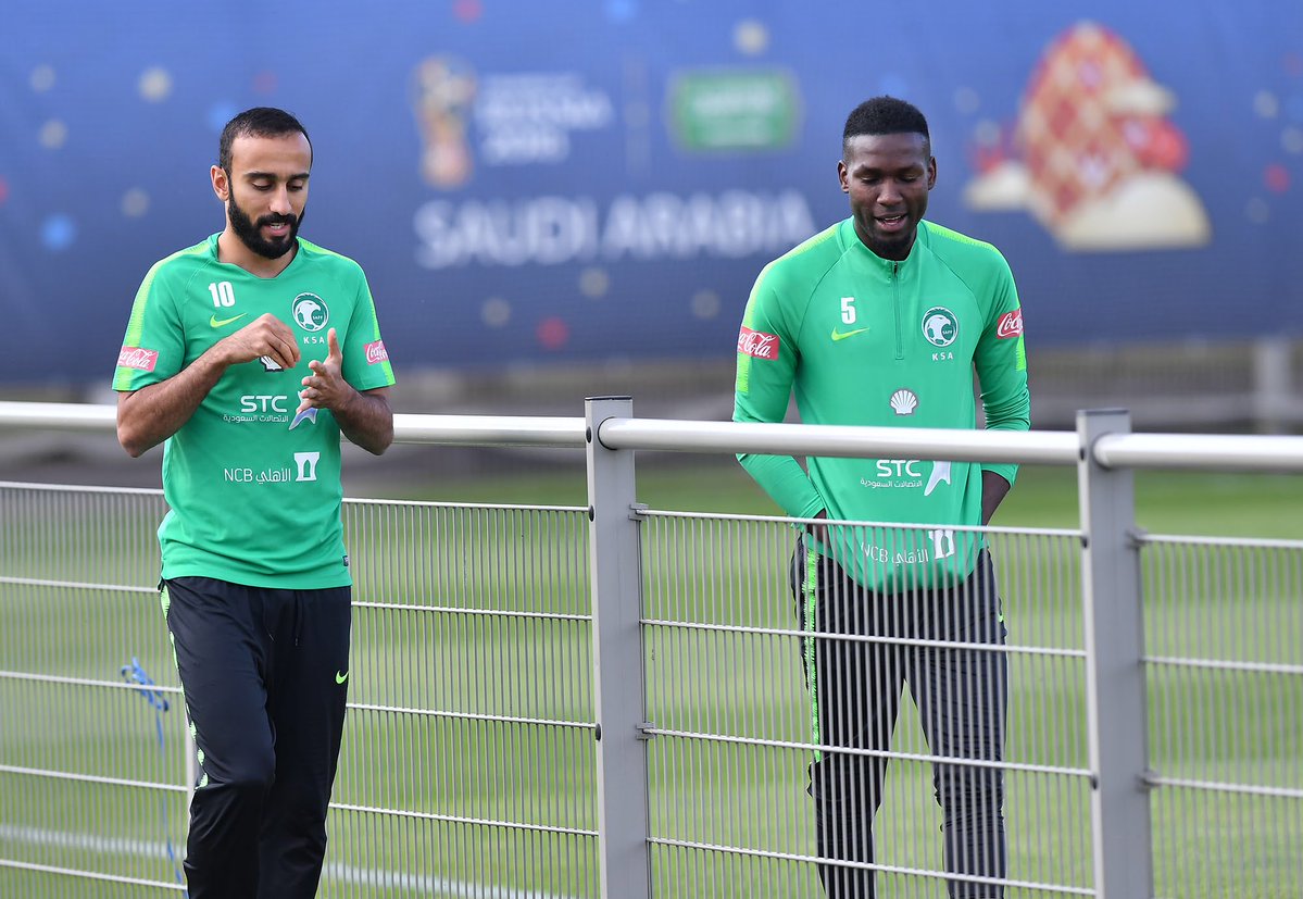 جانب من تدريبات المنتخب السعودى