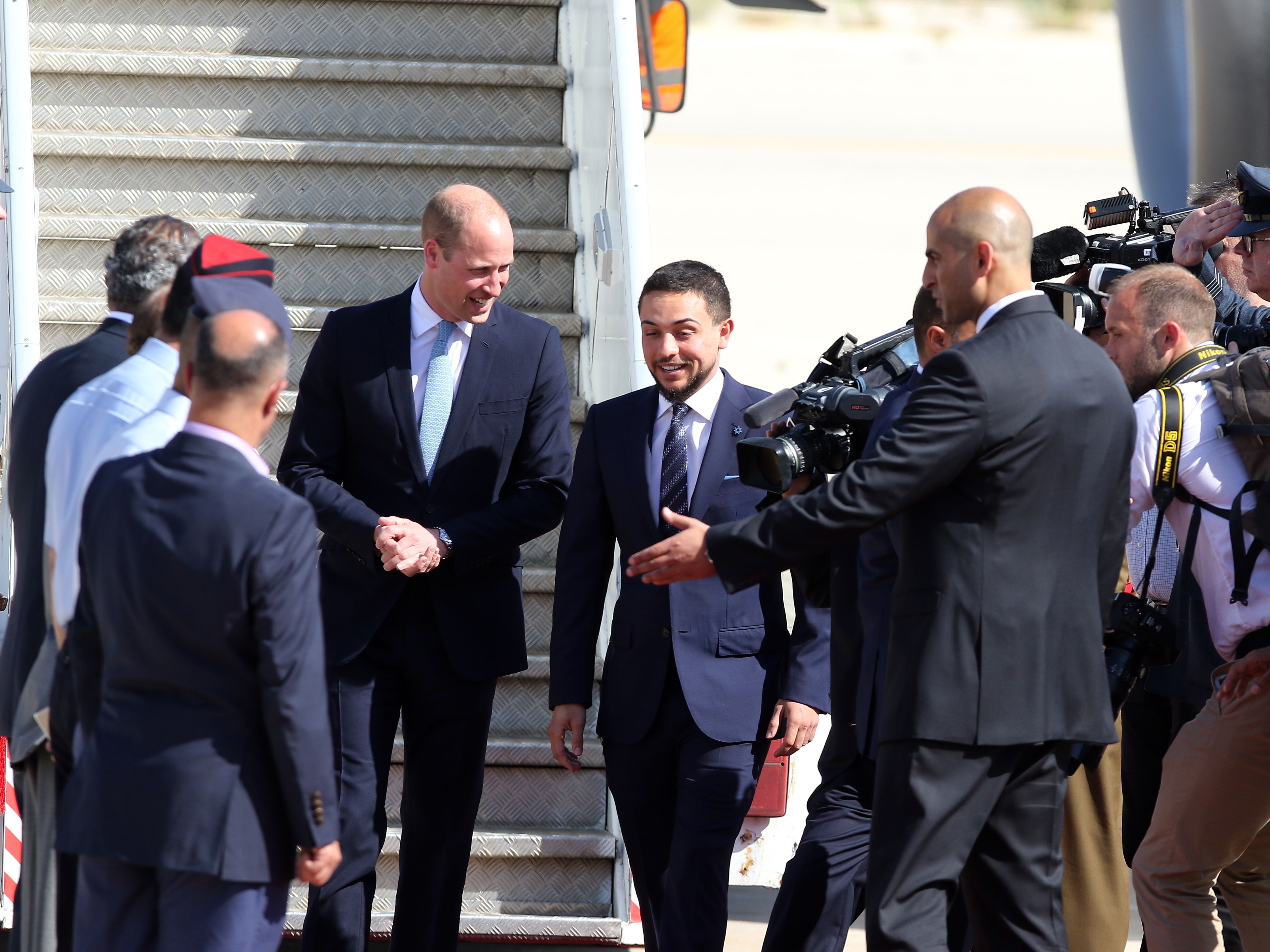 الأردن تستقبل الأمير وليام فى مستهل جولته بالشرق الأوسط