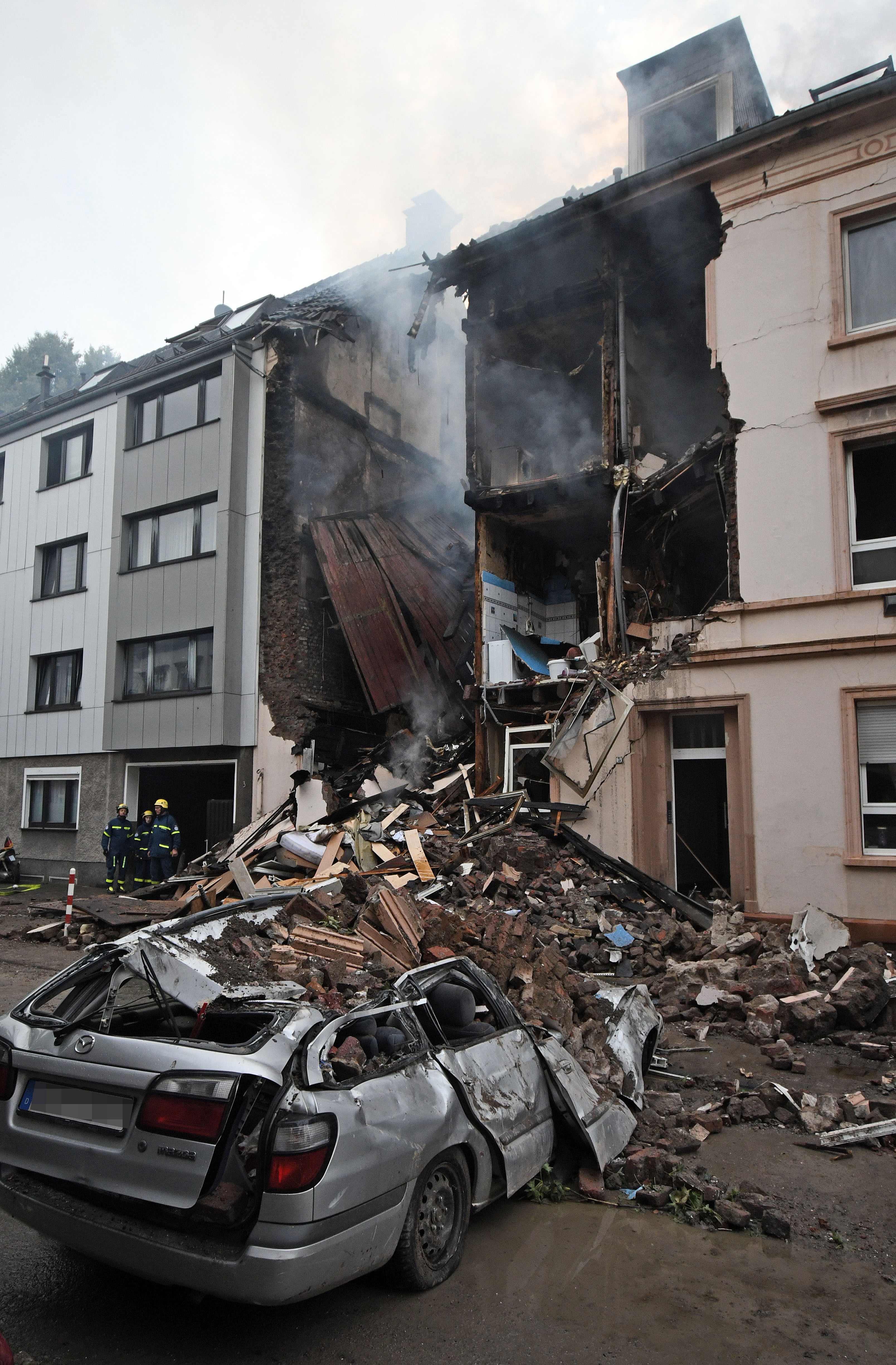 تحطم واجهة منزل فى ألمانيا بسبب انفجار