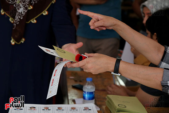عملية التصويت فى الانتخابات التركية