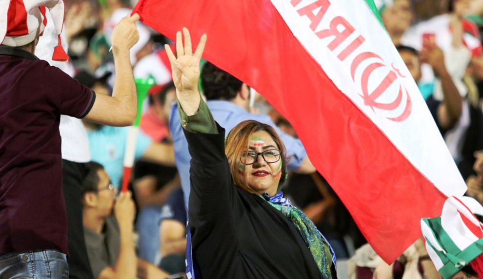 نساء ايران فى الملابع لأول مرة منذ 40 عام