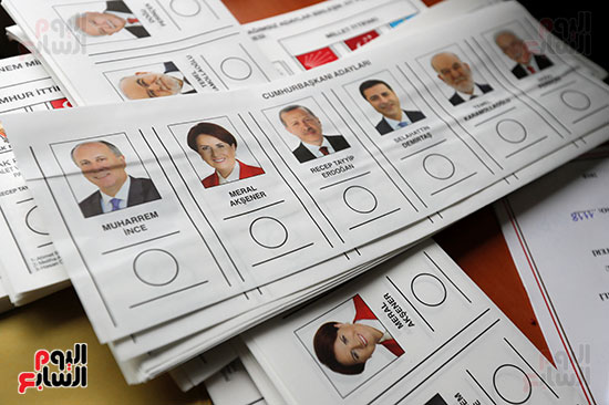 ورقة اقتراع الرئاسة التركية