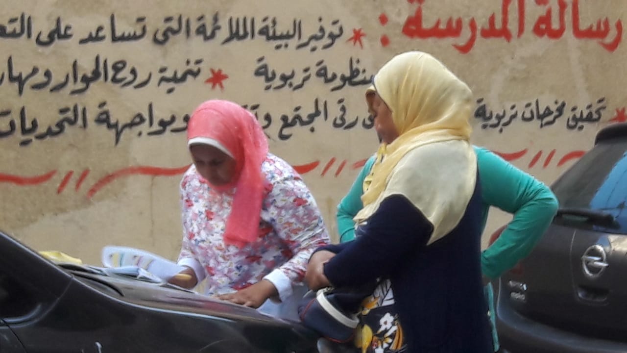 توافد الطلاب على لجان الامتحانات بالإسكندرية (1)