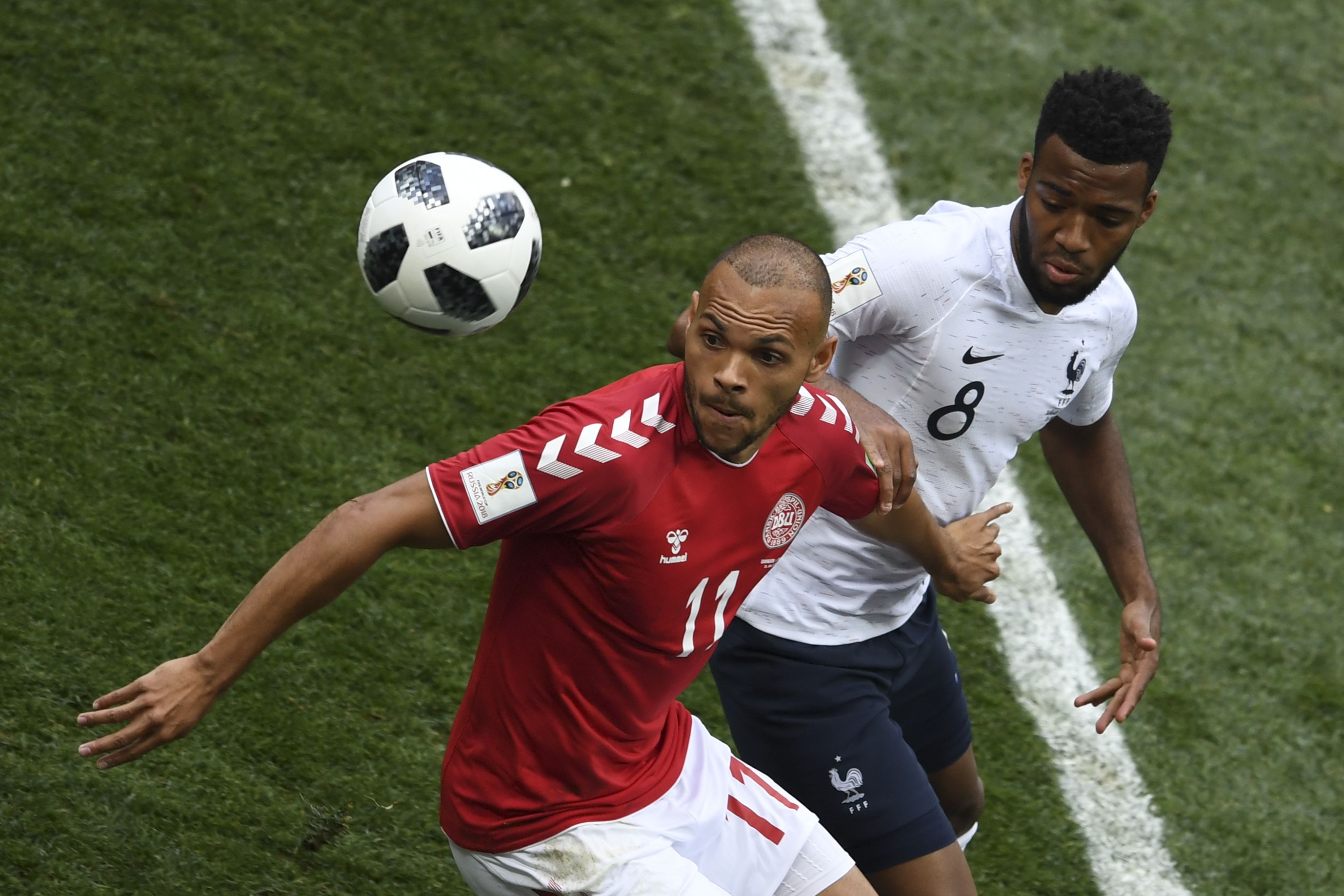 مباراة فرنسا والدنمارك (2)