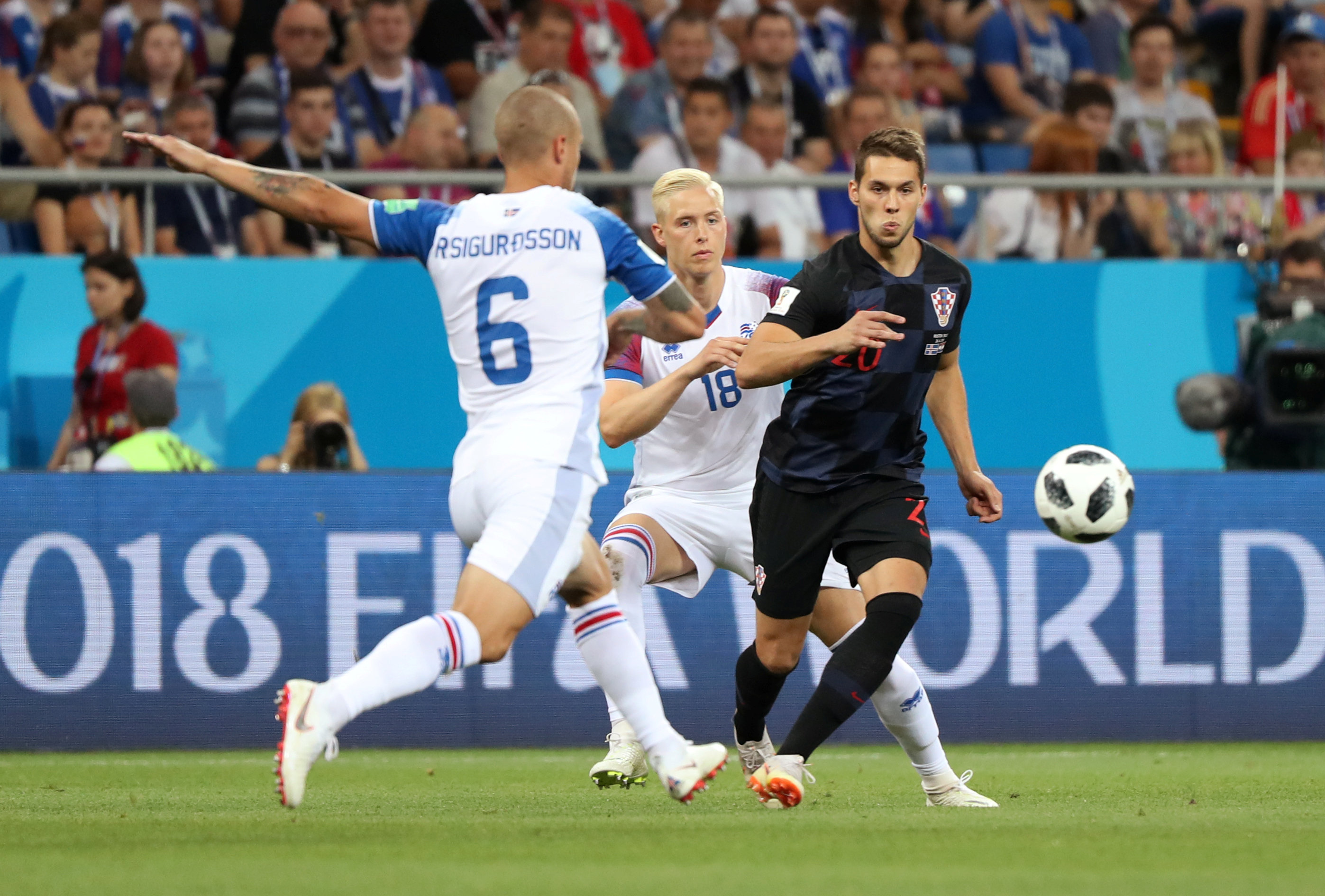مباراة كرواتيا وأيسلندا