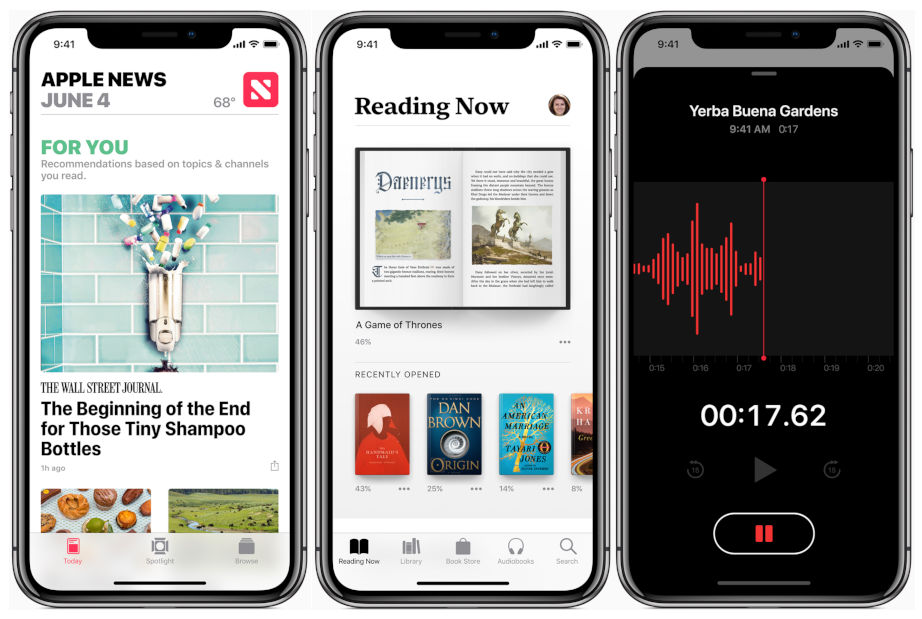 iOS-12-Apple-News-Books-Voice-Memo