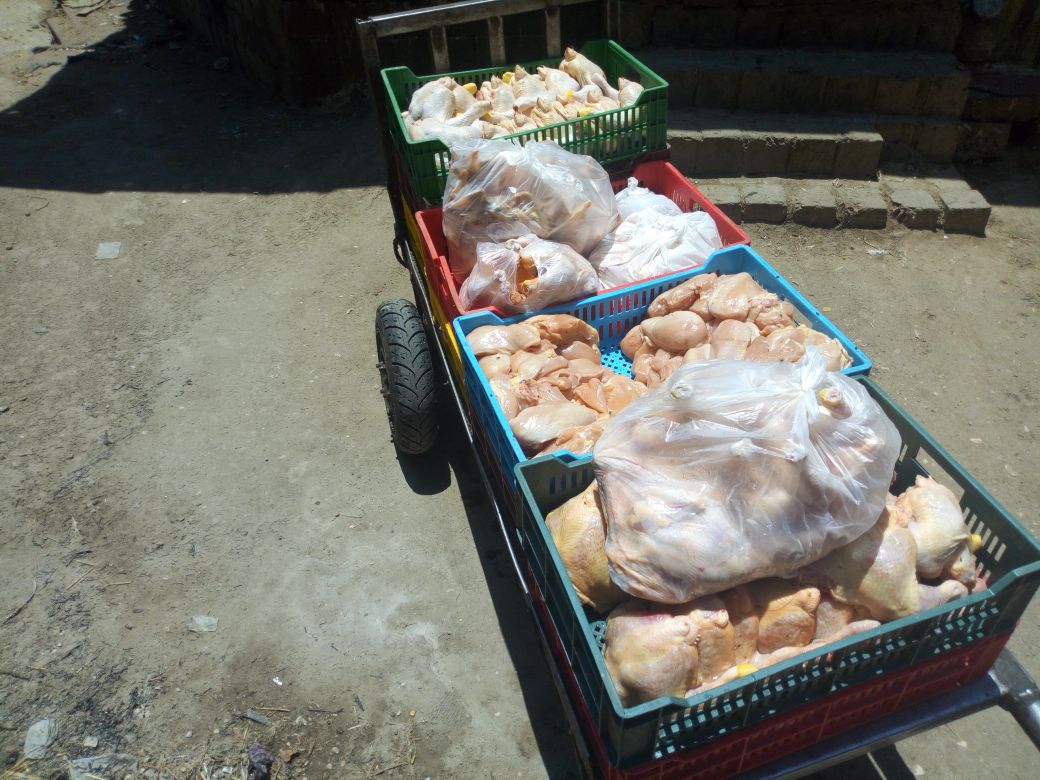 بط 410 كيلو دواجن داخل مجزر منتهية الصلاحية وغير صالحة للاستخدام الامى فى حلوان (1)