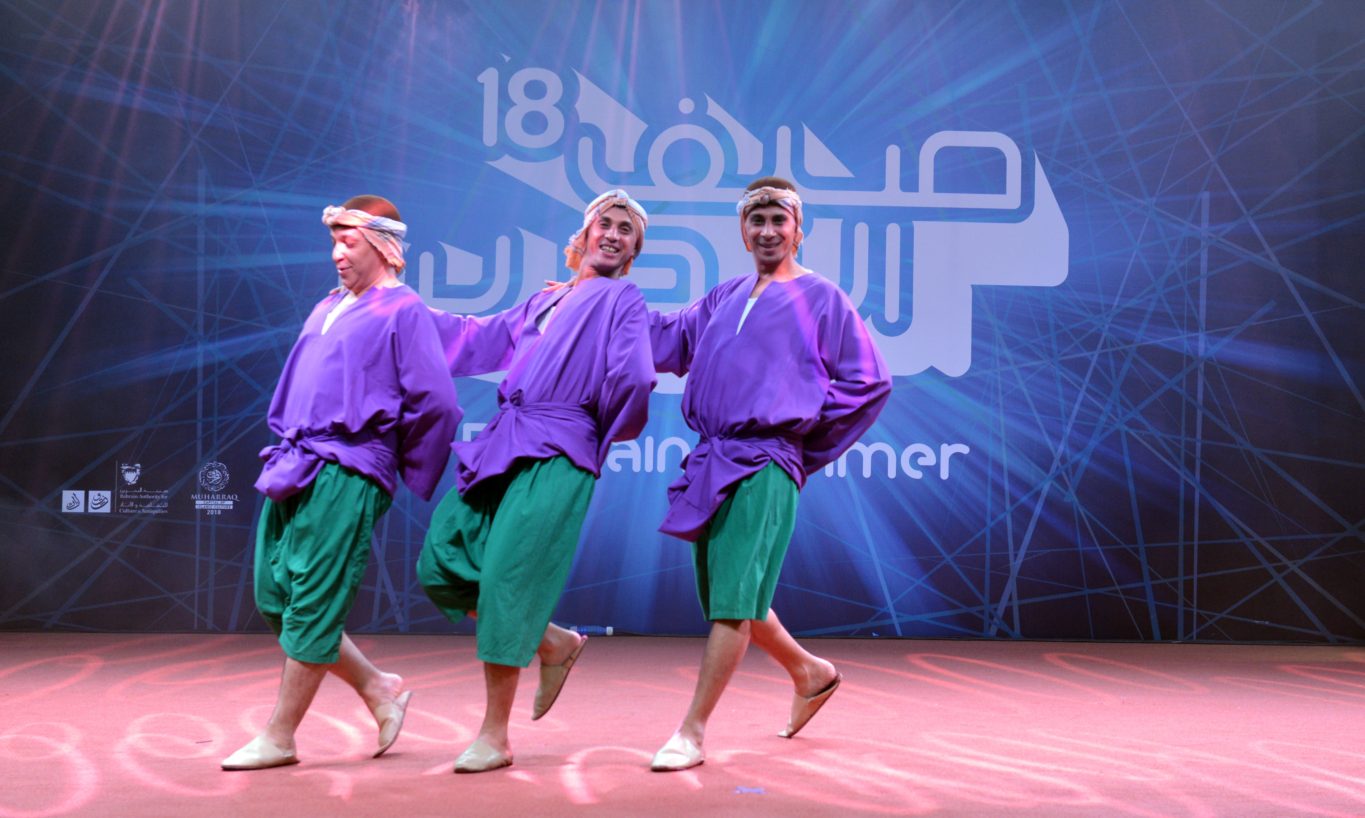 فرقة رضا تقدم عروضها فى مهرجان صيف البحرين 2018 (3)