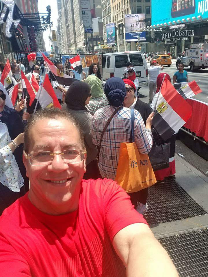 احتفالات المصريين بذكرى 30 يونيو فى نيويورك (8)