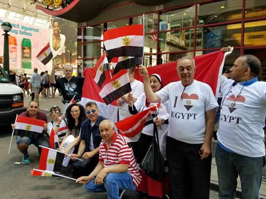 احتفالات المصريين بذكرى 30 يونيو فى نيويورك (3)
