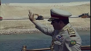 الرئيس السيسى فى افتتاح قناة السويس الجديدة