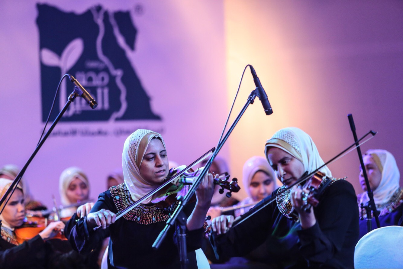مصر الخير تدعم المعهد الموسيقى وكورال النور والأمل (1)