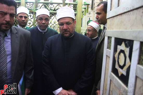 احتفال وزارة الأوقاف بفتح مكة من مسجد السيدة نفيسة (1)