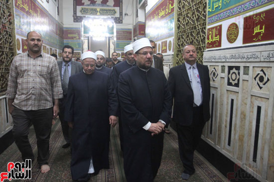 احتفال وزارة الأوقاف بفتح مكة من مسجد السيدة نفيسة (2)