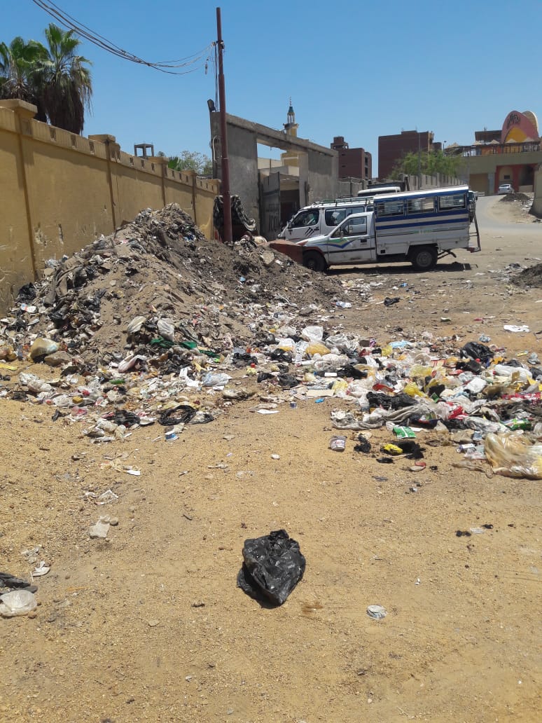 القمامة تحاصر مشروع النظافة بأسوان   (3)