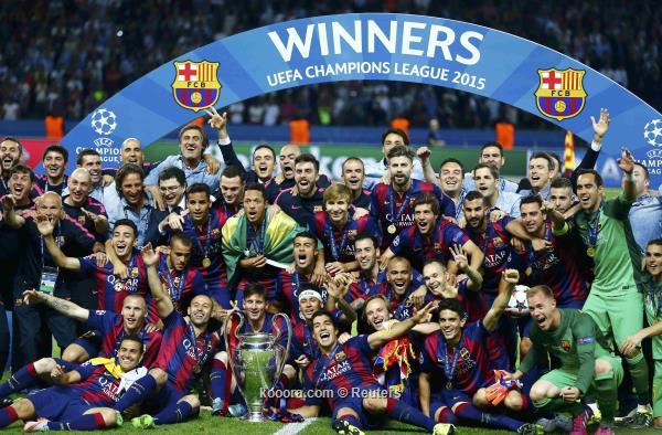 نادي برشلونة الإسباني يفوز بدوري أبطال أوروبا لعام 2015