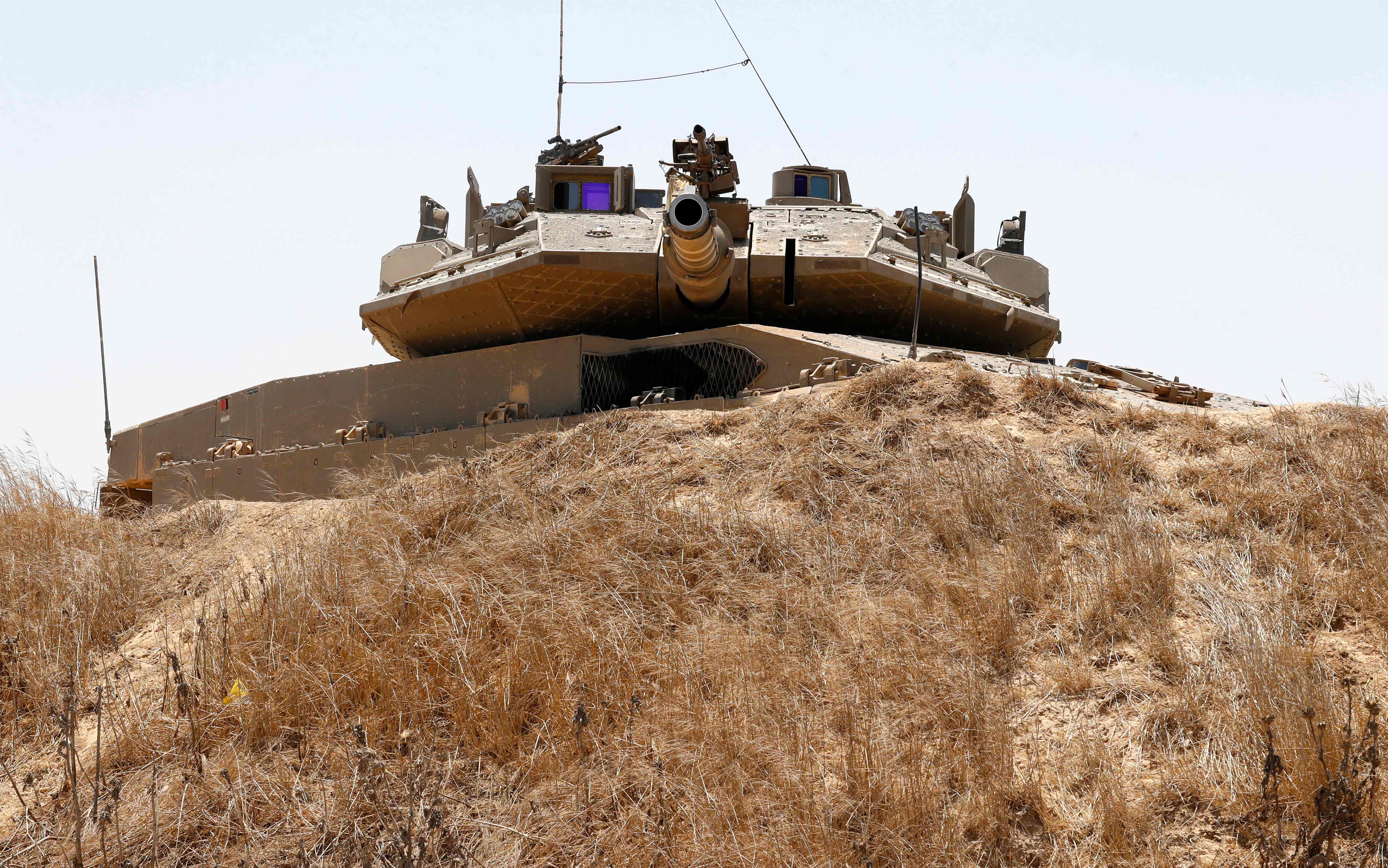 تمركزات الجيش الإسرائيلى على حدود قطاع غزة