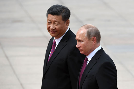 الرئيس الروسى ونظيره الصينى 